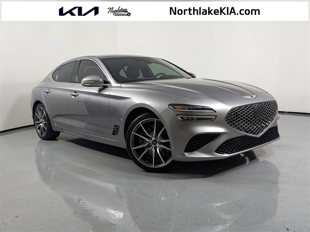 Used 2022 GENESIS G70 Standard with VIN KMTG54TEXNU087356 for sale in Palm Beach Gardens, FL