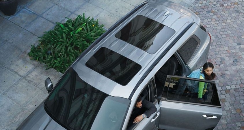 Kia models have a sunroof