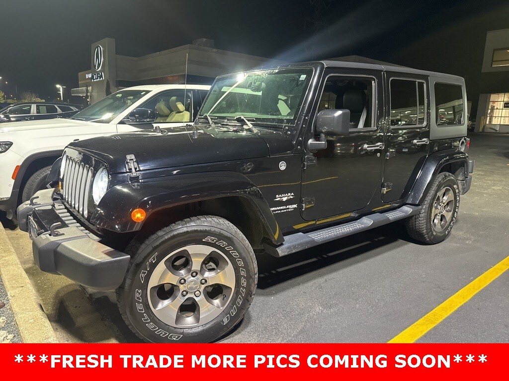 Used 2018 Jeep Wrangler JK Unlimited Sahara SUV