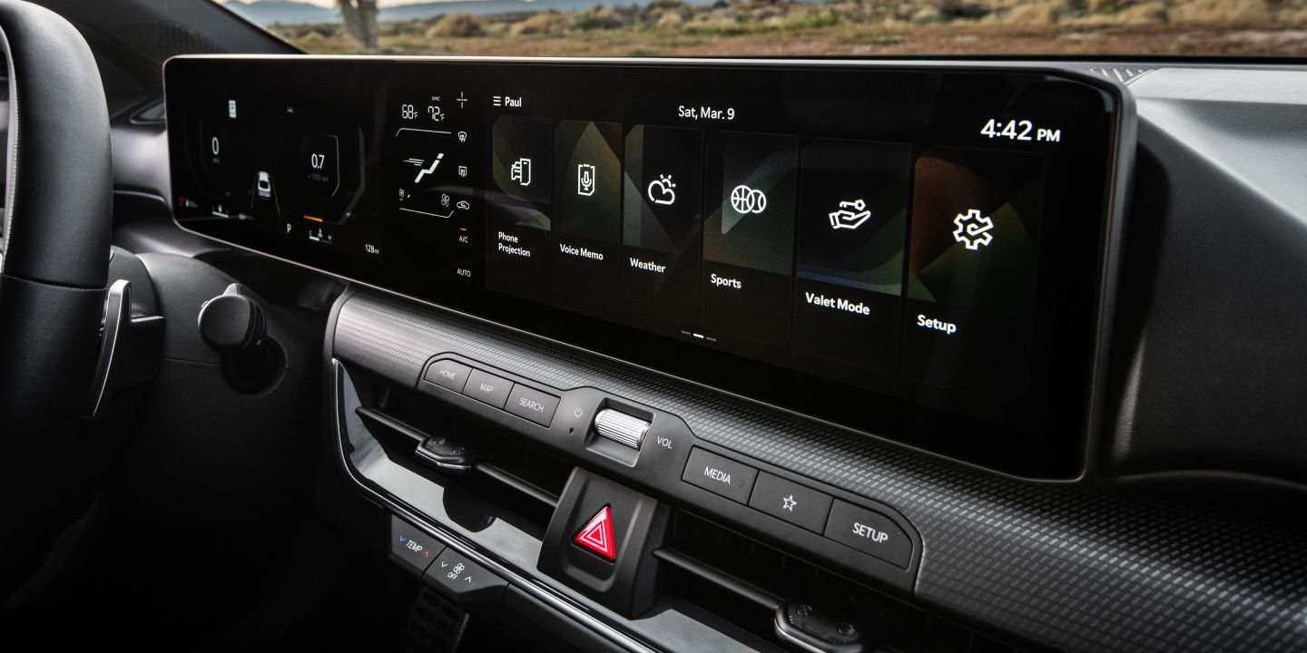 Kia K4 interior view Kia K4 interior