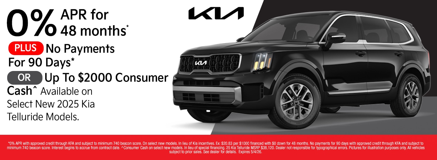 Kia Incentives April