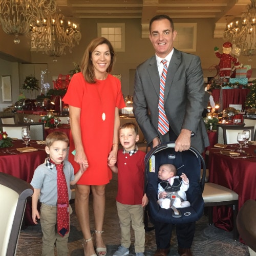 Eddie Napleton and family