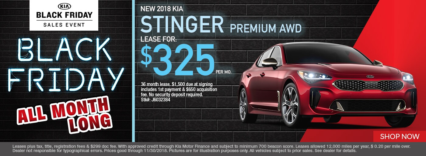 Kia Stinger Monthly Special Napleton Kia Of Carmel