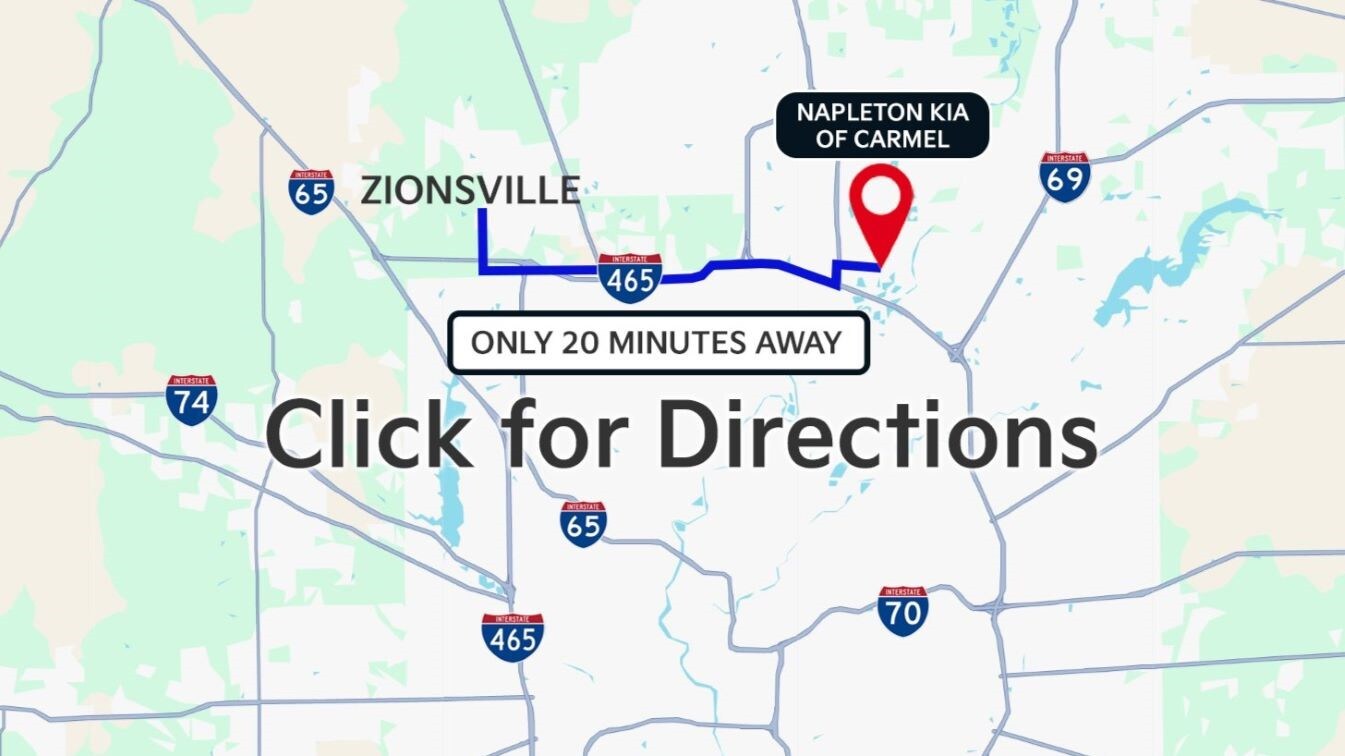 Zionsville to Kia of Carmel directions Kia Dealership Zionsville