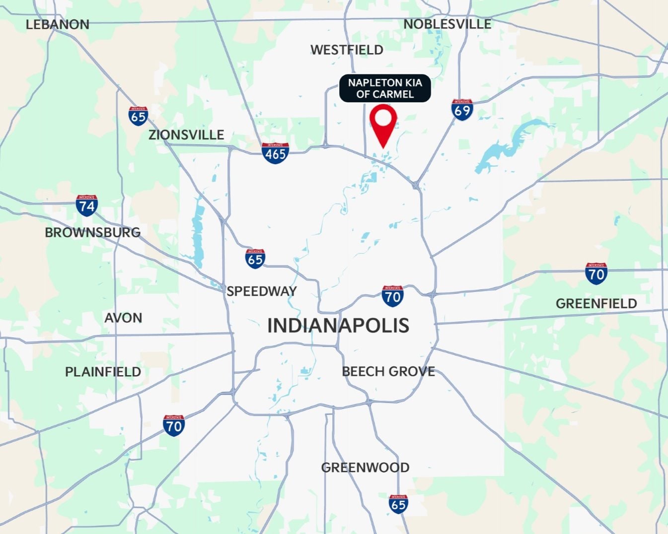 Nearest Kia Dealer to Indianapolis IN