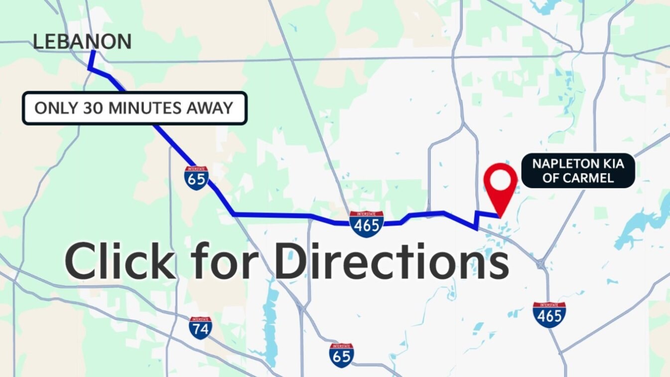 Kia of Carmel directions from Lebanon Kia Dealership Lebanon