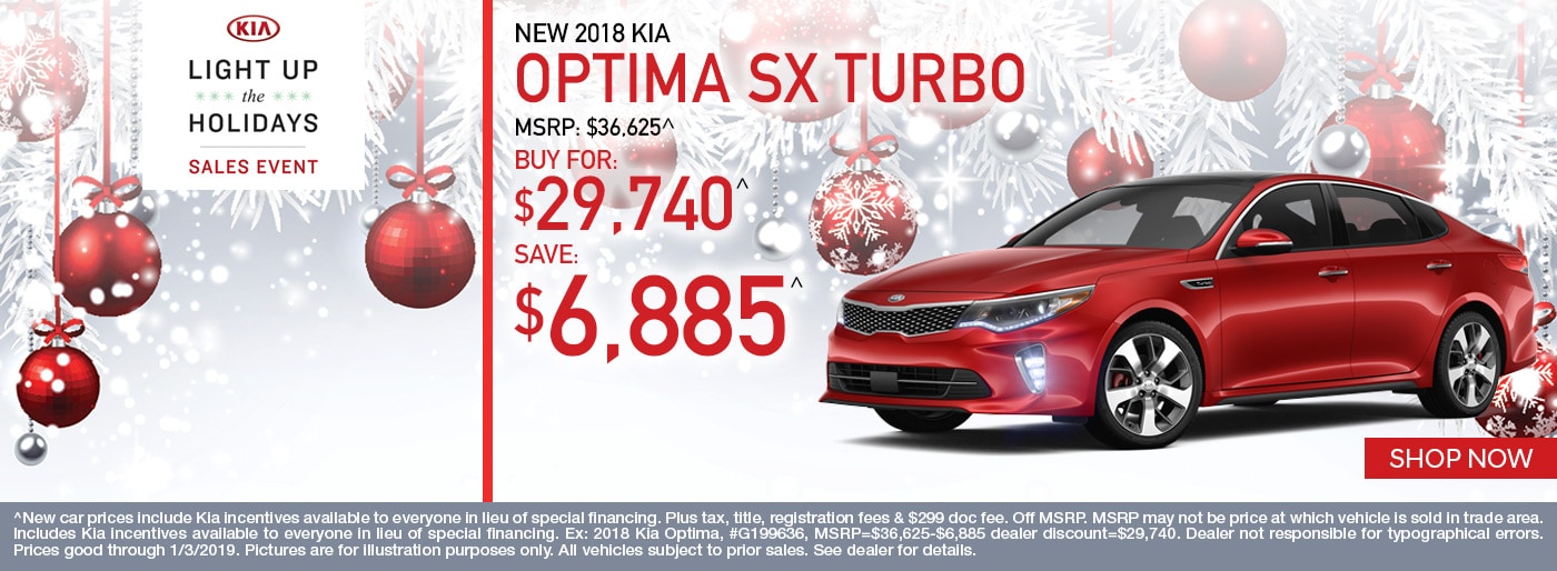 Kia Optima Monthly Special Napleton Kia Of Carmel