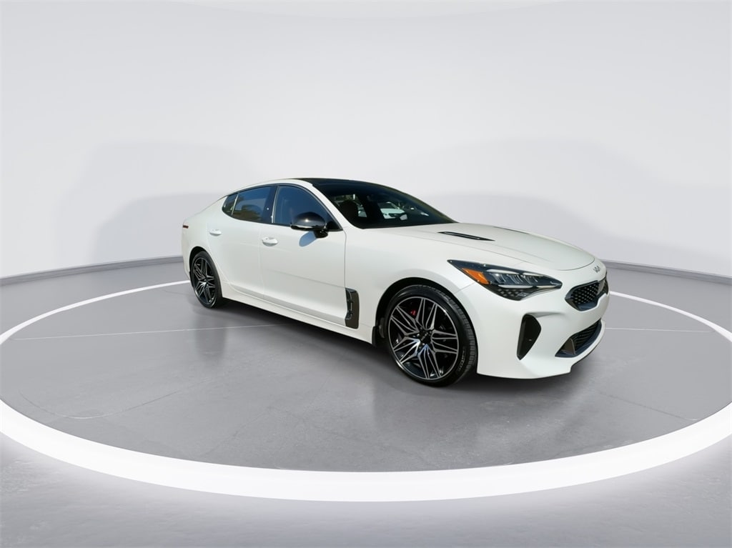 Used 2022 Kia Stinger GT1 with VIN KNAE45LC7N6107187 for sale in Indianapolis, IN