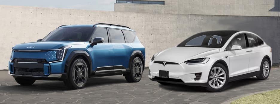 Kia EV9 vs Tesla Model X