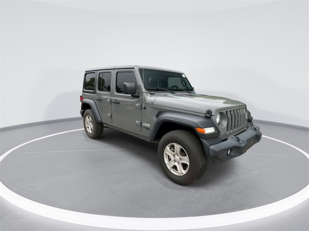 Used 2021 Jeep Wrangler Unlimited Sport S with VIN 1C4HJXDN9MW592032 for sale in Fishers, IN