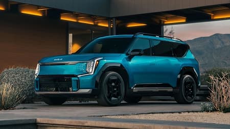 Kia EV9 Digital Tiger Face' Kia EV9 Digital Tiger Face