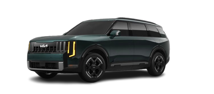 Kia Telluride EX in Black Jade Green