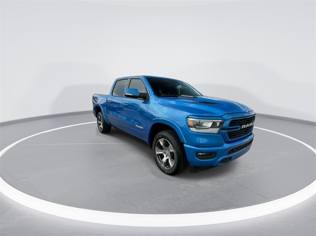 Used 2022 RAM Ram 1500 Pickup Laramie with VIN 1C6SRFJT1NN375603 for sale in Fishers, IN