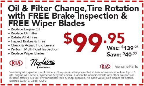 Get The Latest Service Specials Napleton Kia Of Fishers
