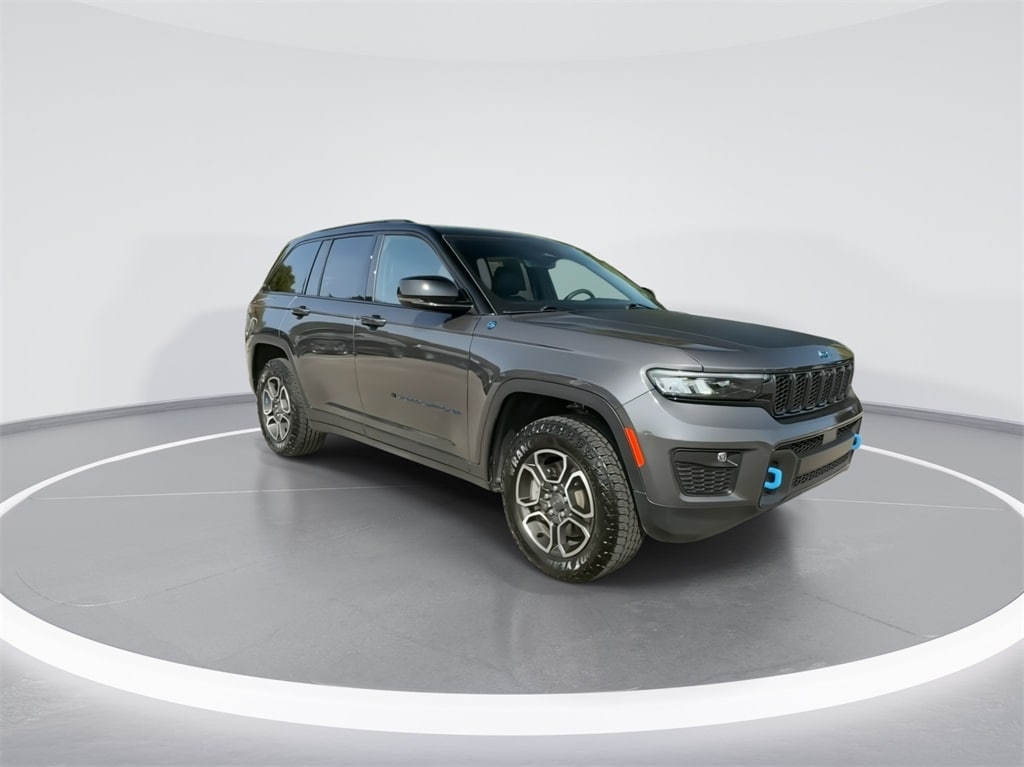 Used 2024 Jeep Grand Cherokee Trailhawk 4xe with VIN 1C4RJYC65R8941591 for sale in Fishers, IN