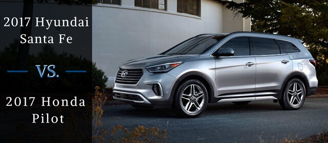 Hyundai Santa Fe Vs Honda Pilot >> 2017 Hyundai Santa Fe vs. 2017 Honda Pilot Hyundai Santa Fe Vs Honda Pilot >> 2017 Hyundai Santa Fe vs. 2017 Honda Pilot