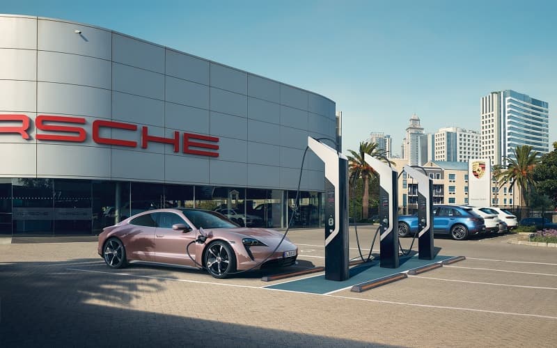 Porsche Taycan Charging Station