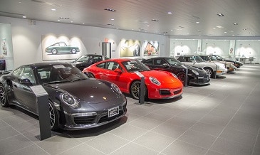 Napleton Westmont Porsche Classic Showroom
