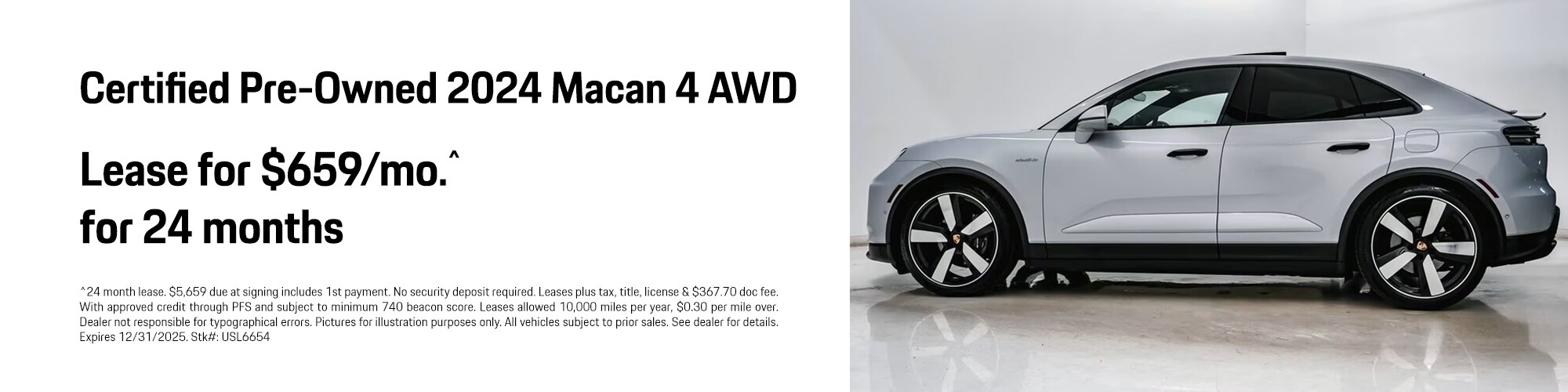 Porsche Certified Pre-Owned Lease