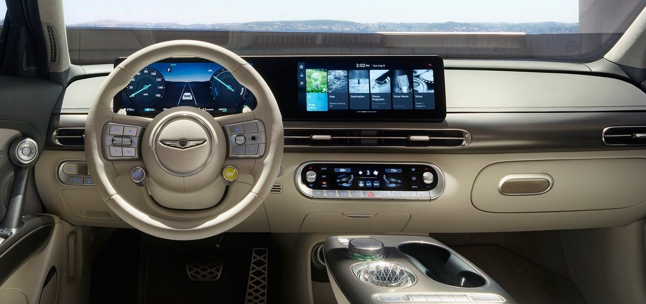 gv60 genesis EV interior