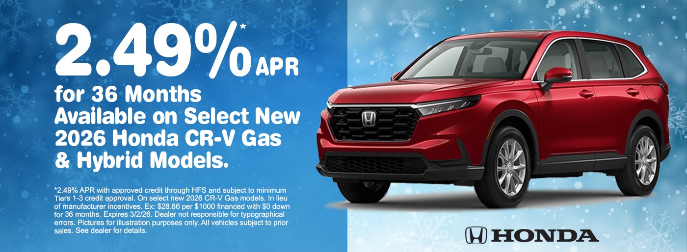 Honda Incentives January