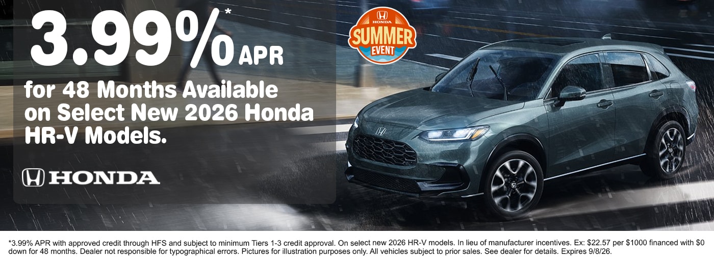 Honda Incentives July