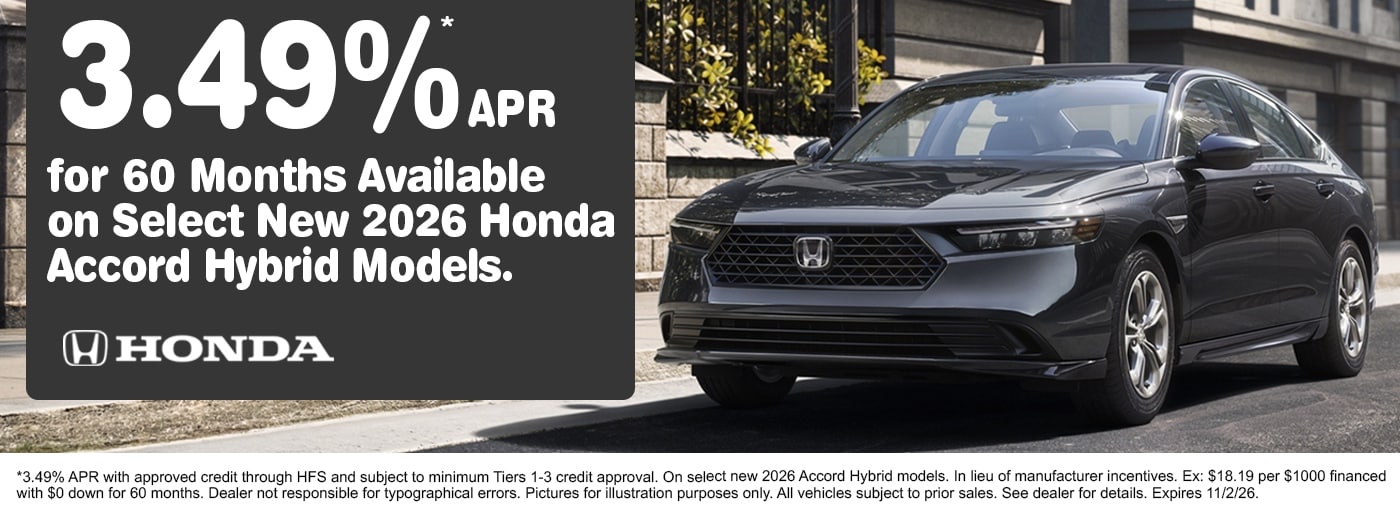 Honda Incentives October