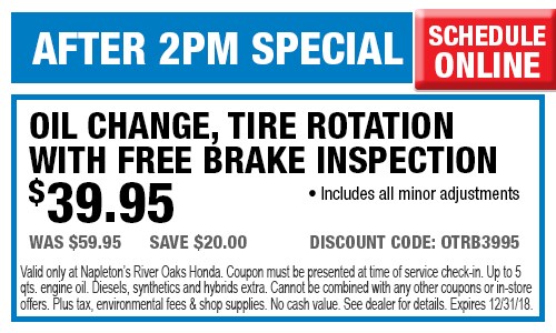 Oil Change Coupons Near Lansing Illinois River Oaks Honda
