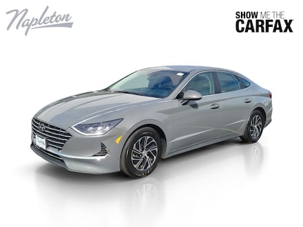2023 Hyundai Sonata Hybrid Blue Sedan
