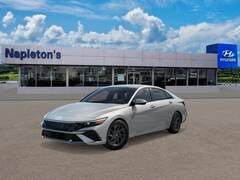 2026 Hyundai Elantra Hybrid Blue Sedan