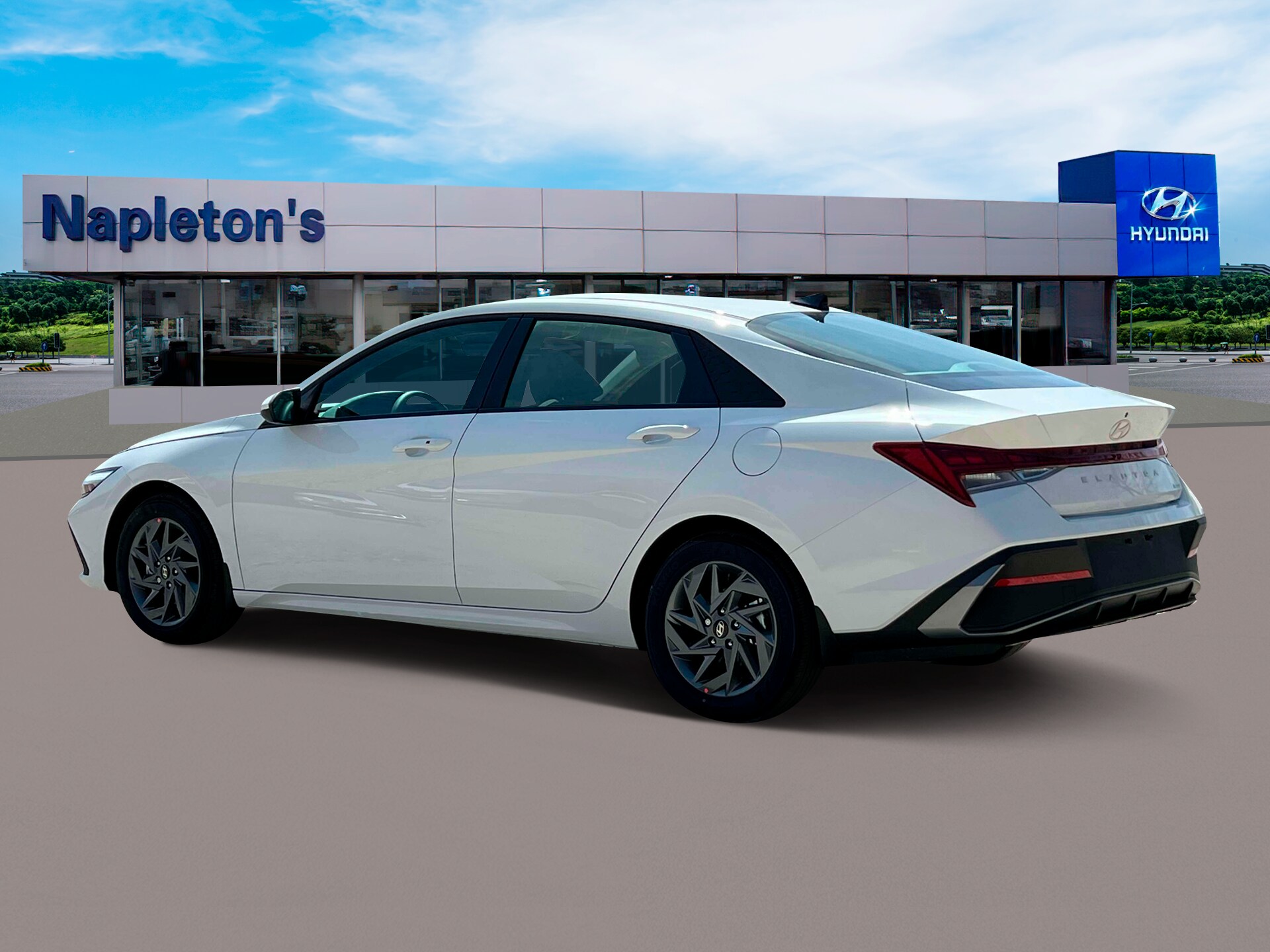 2025 Hyundai Elantra Hybrid Blue photo 2