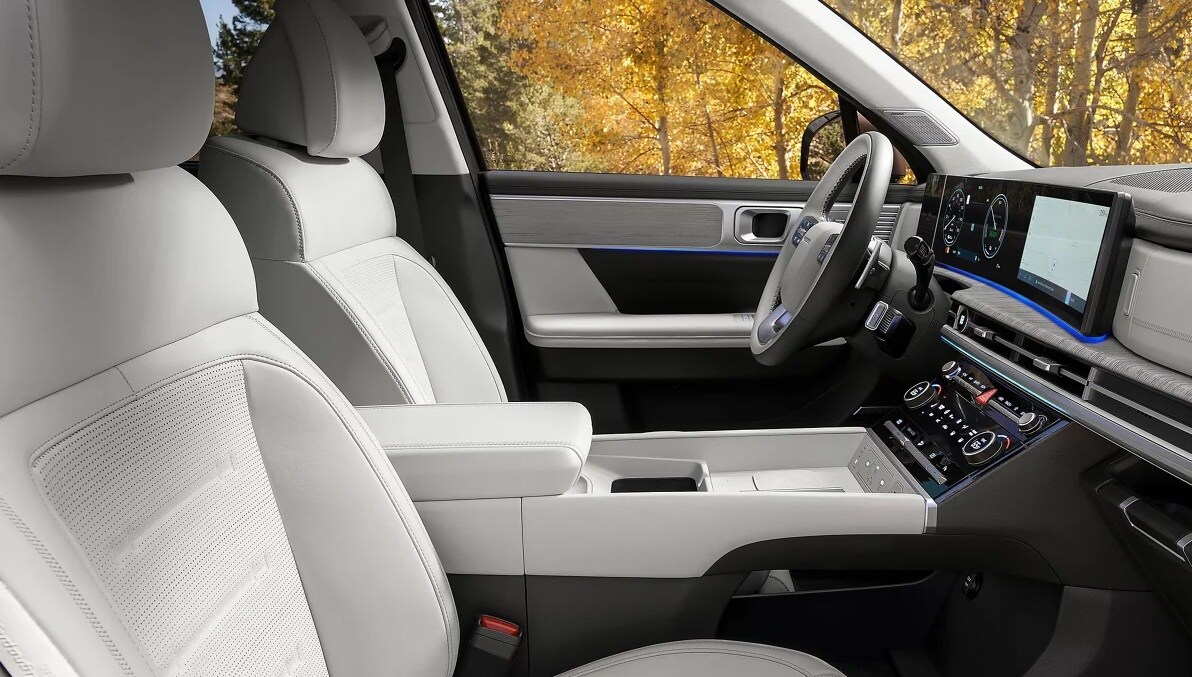 Hyundai Santa Fe Hybrid Interior New Hyundai Santa Fe Hybrid Chicago Interior