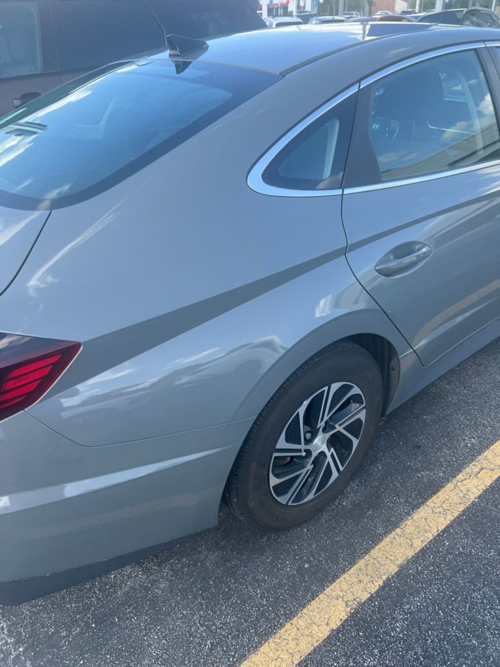 Used 2023 Hyundai Sonata Hybrid Blue Sedan