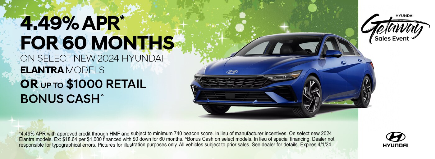 New Hyundai Specials | Hyundai Financing Deals | Napleton River Oaks ...