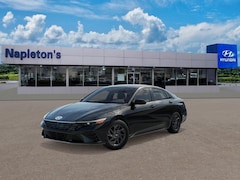 2026 Hyundai Elantra Hybrid Blue Sedan