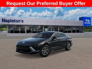 2026 Hyundai Sonata Hybrid Blue Sedan