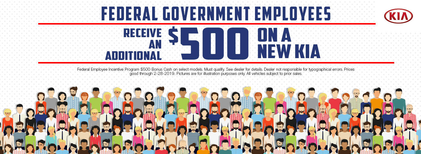 Kia's Special Discount for Federal Government Workers