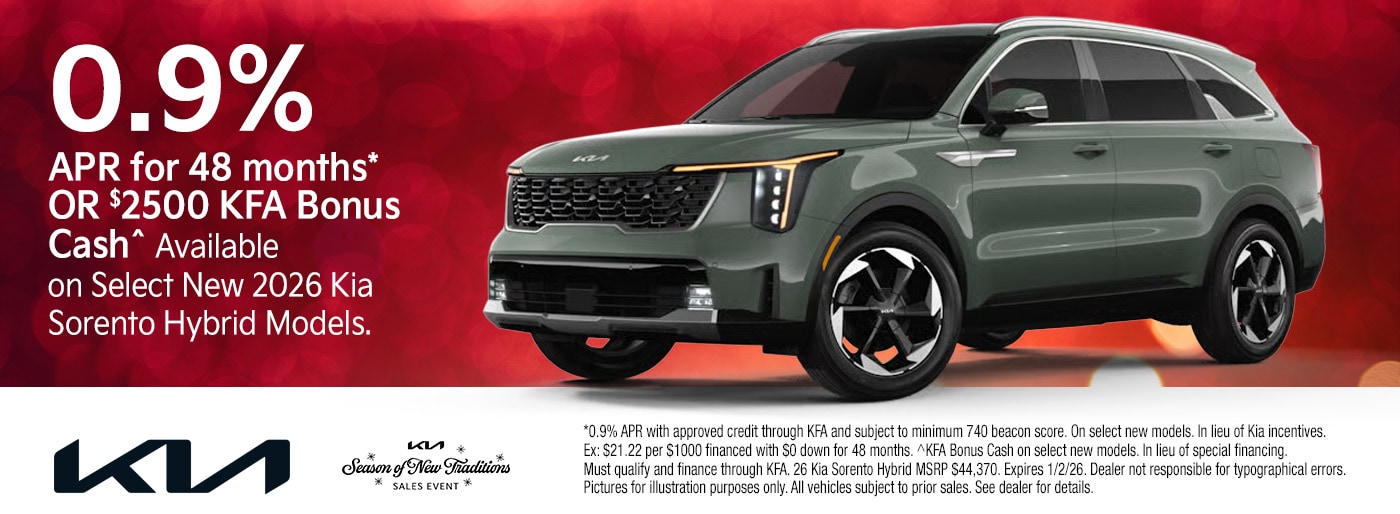 Kia Incentives December