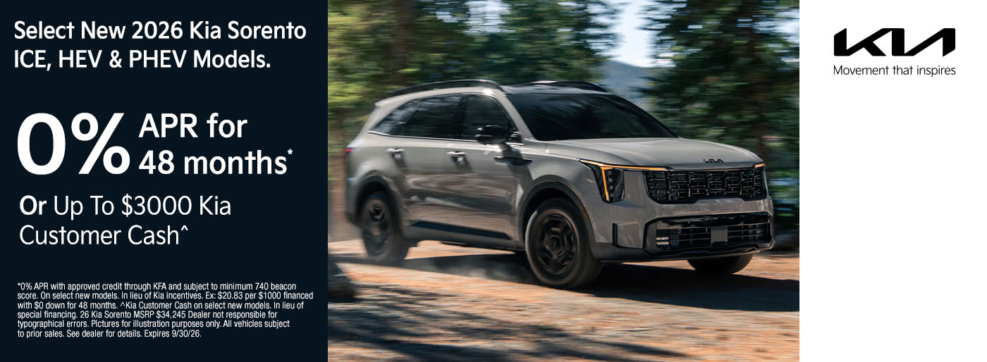 Kia Incentives September