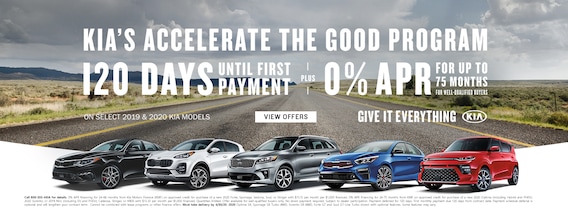 4 Month Deferred Payment Program for New Kia Models - No Payments for 4 Months! | Napleton River Oaks Kia 4 Month Deferred Payment Program for New Kia Models - No Payments for 4 Months! | Napleton River Oaks Kia