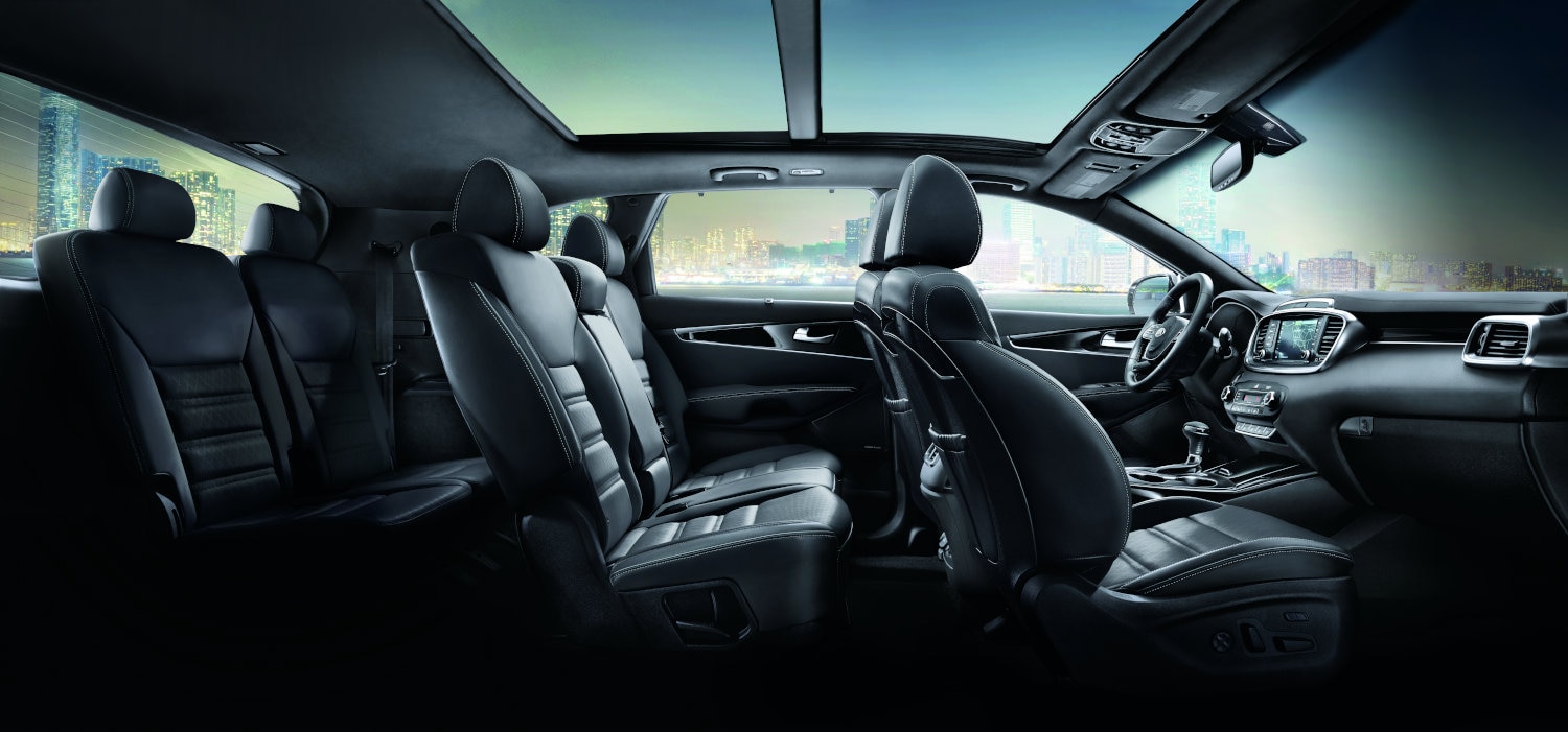 New Kia Sorento Interior Seating Cutaway