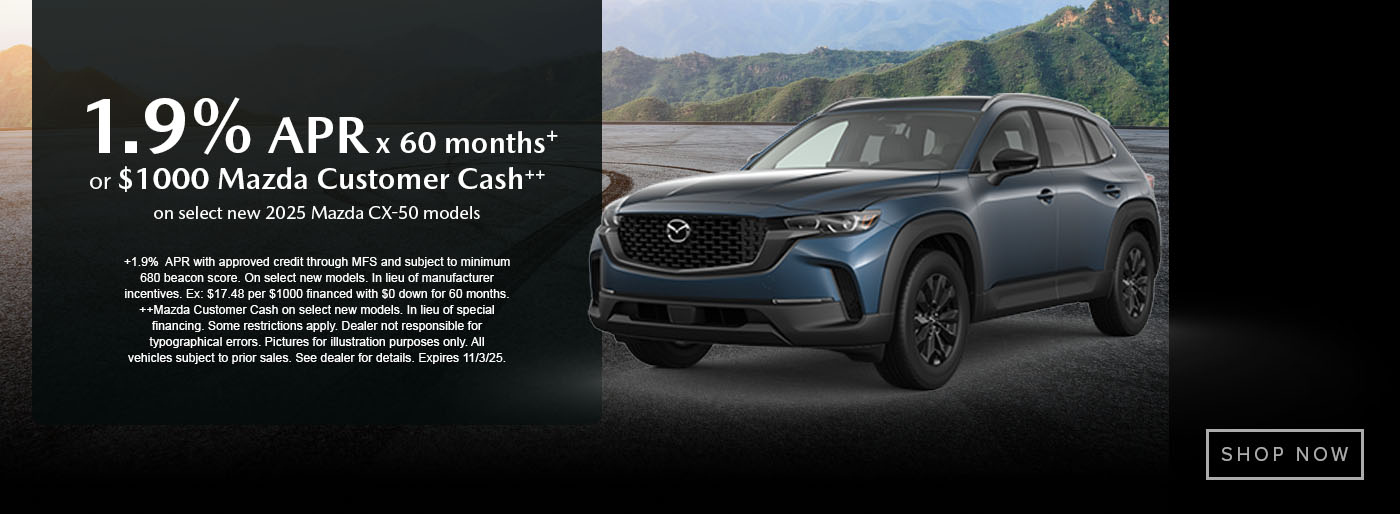 Mazda Incentives October