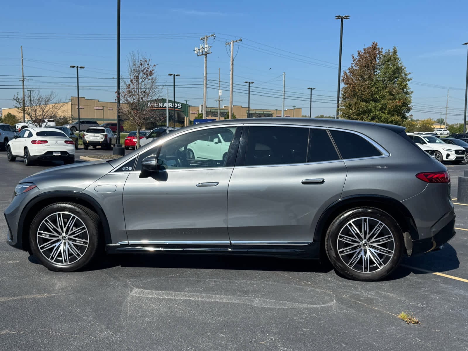 Used 2023 Mercedes-Benz EQS SUV Base with VIN 4JGDM4EB0PA002676 for sale in Schererville, IN