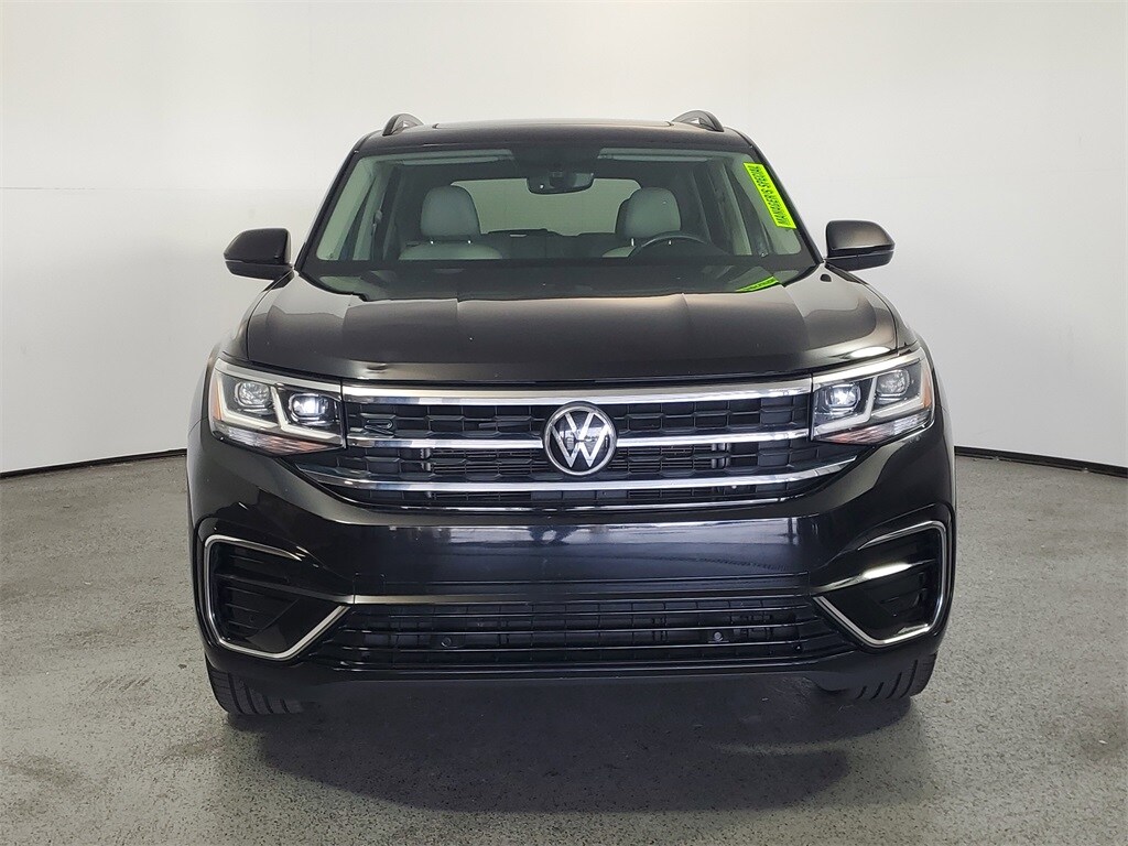 Used 2021 Volkswagen Atlas SE w/Tech R-Line with VIN 1V2PR2CA5MC586332 for sale in Clermont, FL