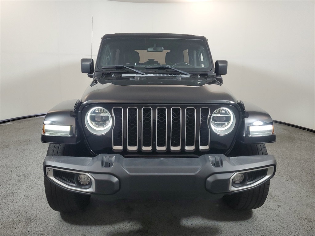 Certified 2021 Jeep Wrangler Unlimited Sahara 4XE with VIN 1C4JJXP6XMW761299 for sale in Clermont, FL