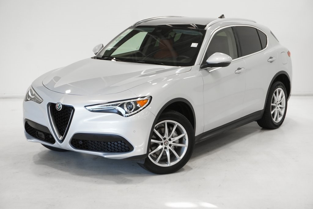 Used 2021 Alfa Romeo Stelvio Base with VIN ZASPAKAN3M7D18734 for sale in Arlington Heights, IL