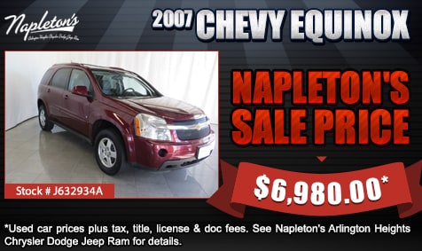 Napleton's Arlington Heights Chrysler Dodge Jeep RAM Pre-Owned Special