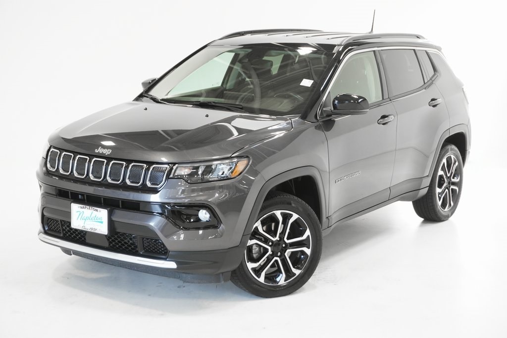 Used 2022 Jeep Compass Limited with VIN 3C4NJDCBXNT221848 for sale in Arlington Heights, IL