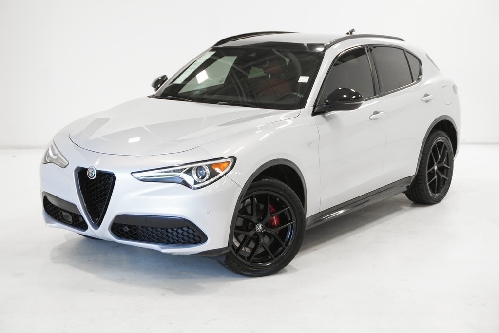 Used 2021 Alfa Romeo Stelvio Ti Sport with VIN ZASPAKBN2M7D14558 for sale in Arlington Heights, IL