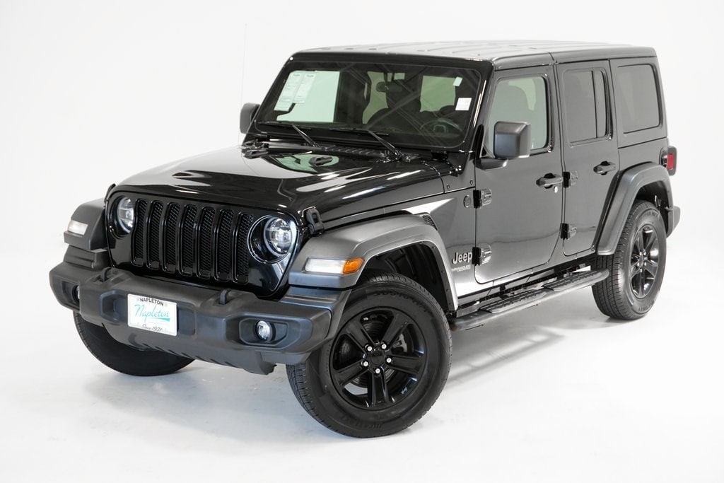 Used 2020 Jeep Wrangler Unlimited Altitude with VIN 1C4HJXDG4LW260189 for sale in Arlington Heights, IL